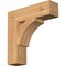 Ekena Millwork Thorton Block Smooth Bracket, Western Red Cedar, 3 1/2"W x 14"D x 14"H BKT04X14X14THR05SWR - alternate 1